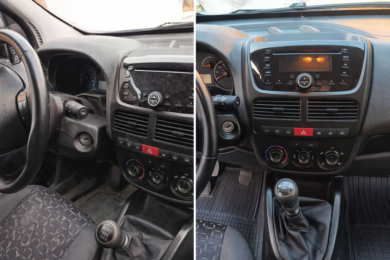 Pickup - interiér po čištění 2