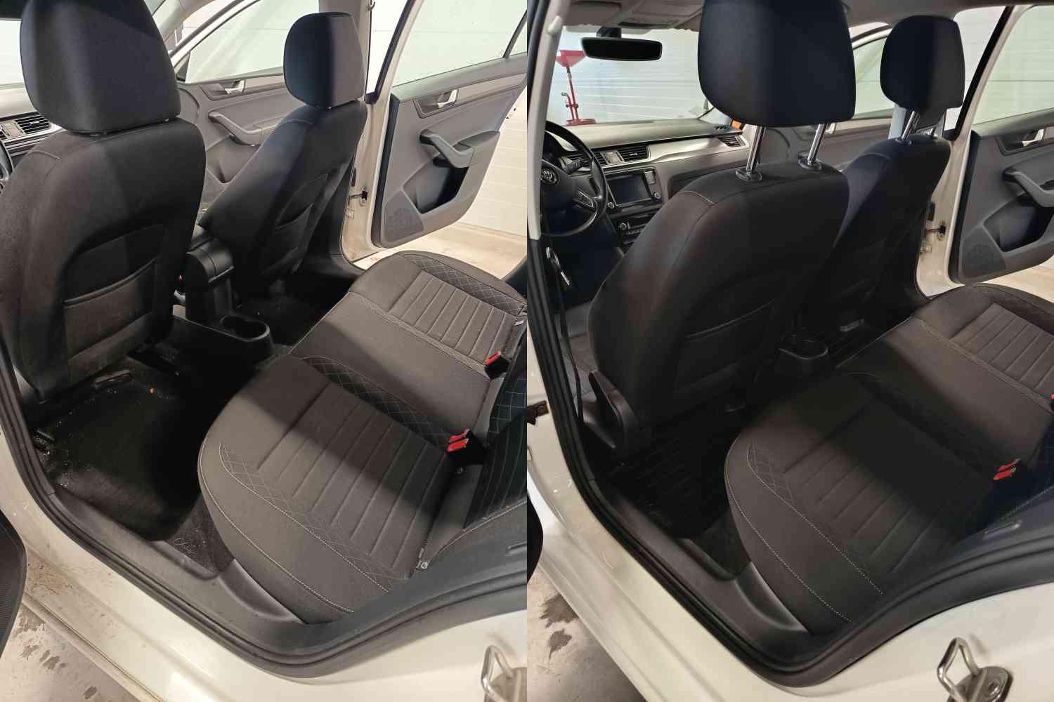 Škoda Rapid - zadní část po čištění